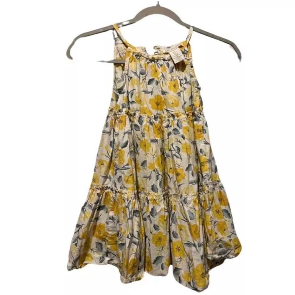 C&C California Kids Girls Floral Dress Casual Size 5